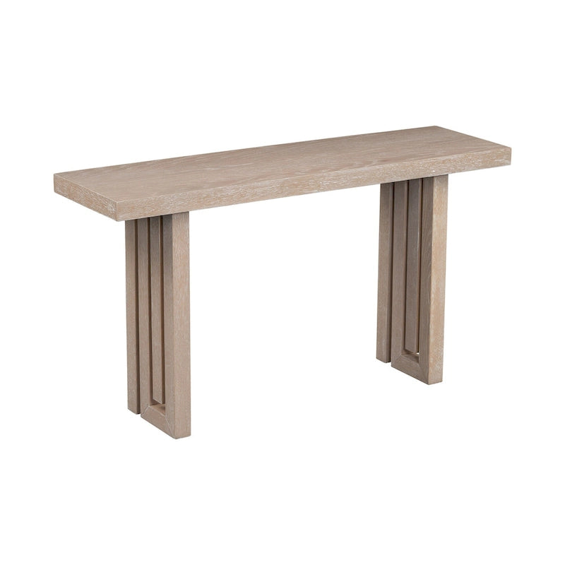 59 Modern Console Table with Distinctive Side Shapes for Entryway, Living Room