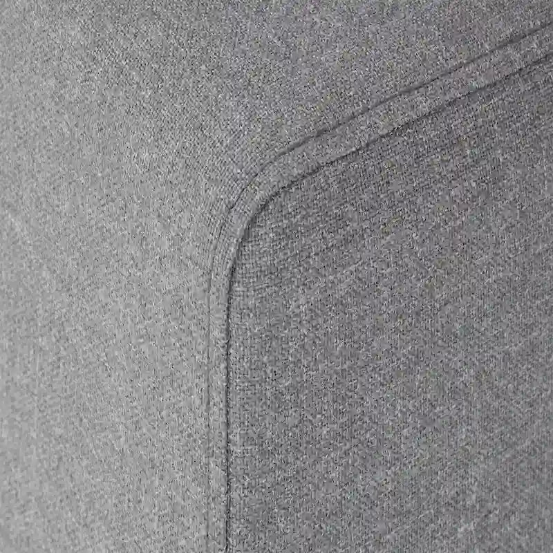 Anka Grey Linen Down Fill U-shaped Sectional Sofa