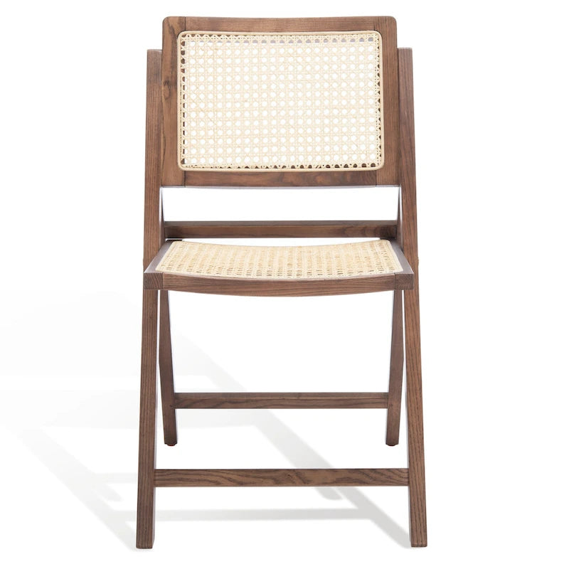 Cane Folding Dining Chair (Set of 2) - 18 In. W x 23 In. D x 33 In. H - 18Wx23Dx33H