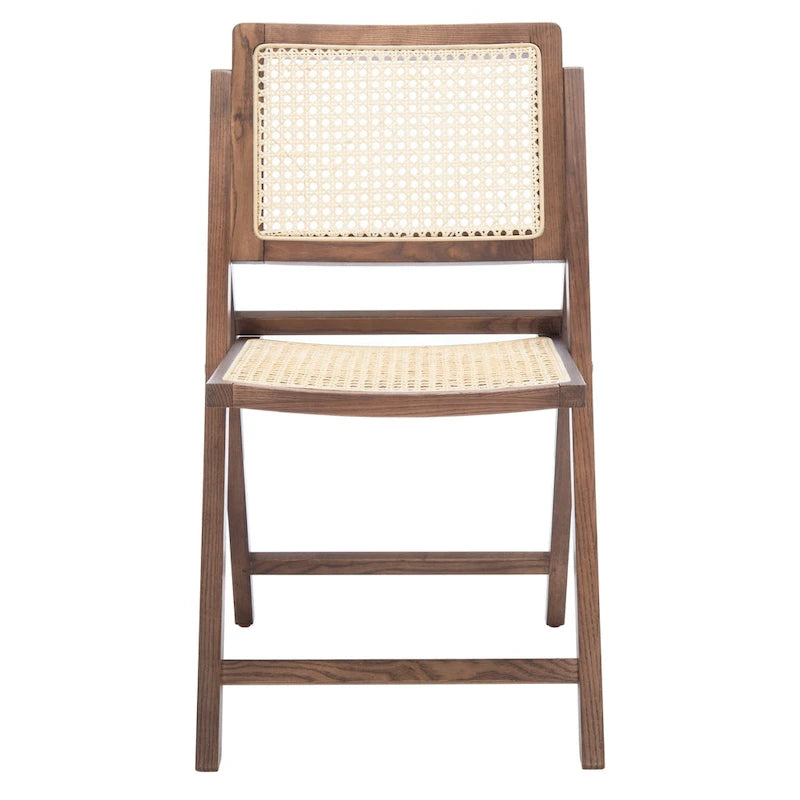 Cane Folding Dining Chair (Set of 2) - 18 In. W x 23 In. D x 33 In. H - 18Wx23Dx33H