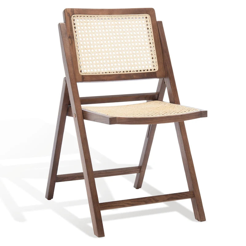 Cane Folding Dining Chair (Set of 2) - 18 In. W x 23 In. D x 33 In. H - 18Wx23Dx33H