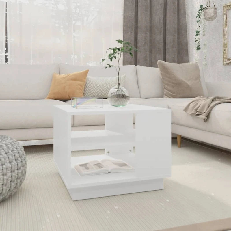 Coffee Table Accent End Side Sofa Table for Living Room Engineered Wood - 21.7 x 21.7 x 16.9