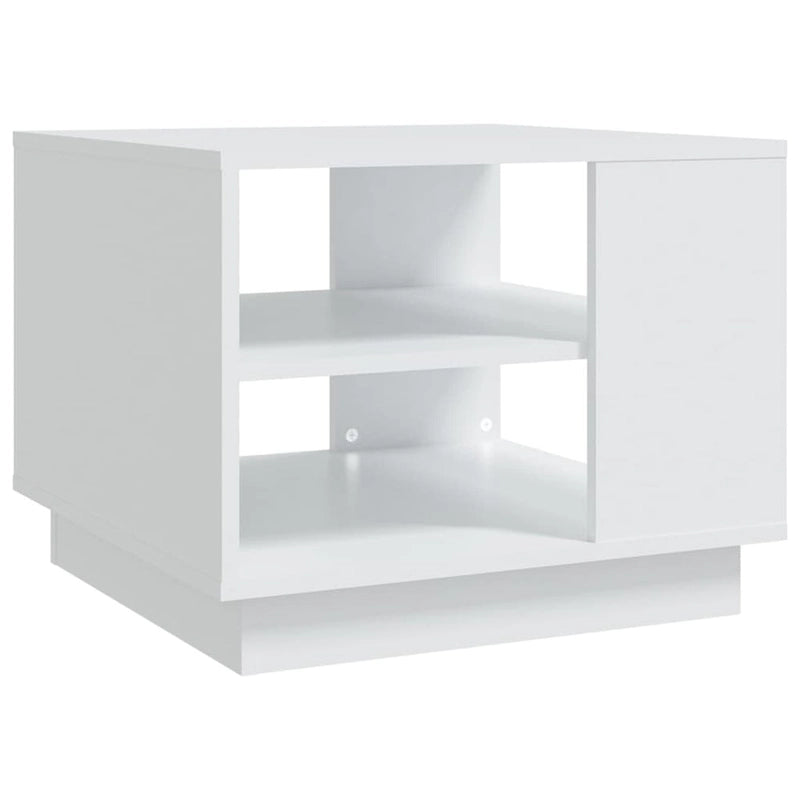 vidaXL Coffee Table Accent End Side Sofa Table for Living Room Engineered Wood - 21.7 x 21.7 x 16.9