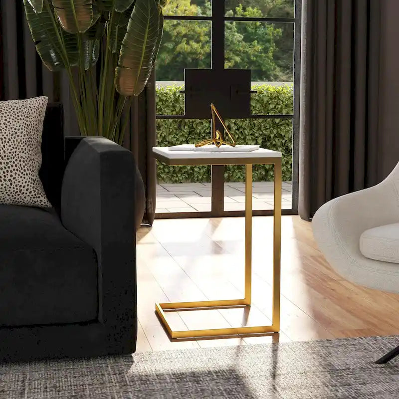 Lawler Marble End Table